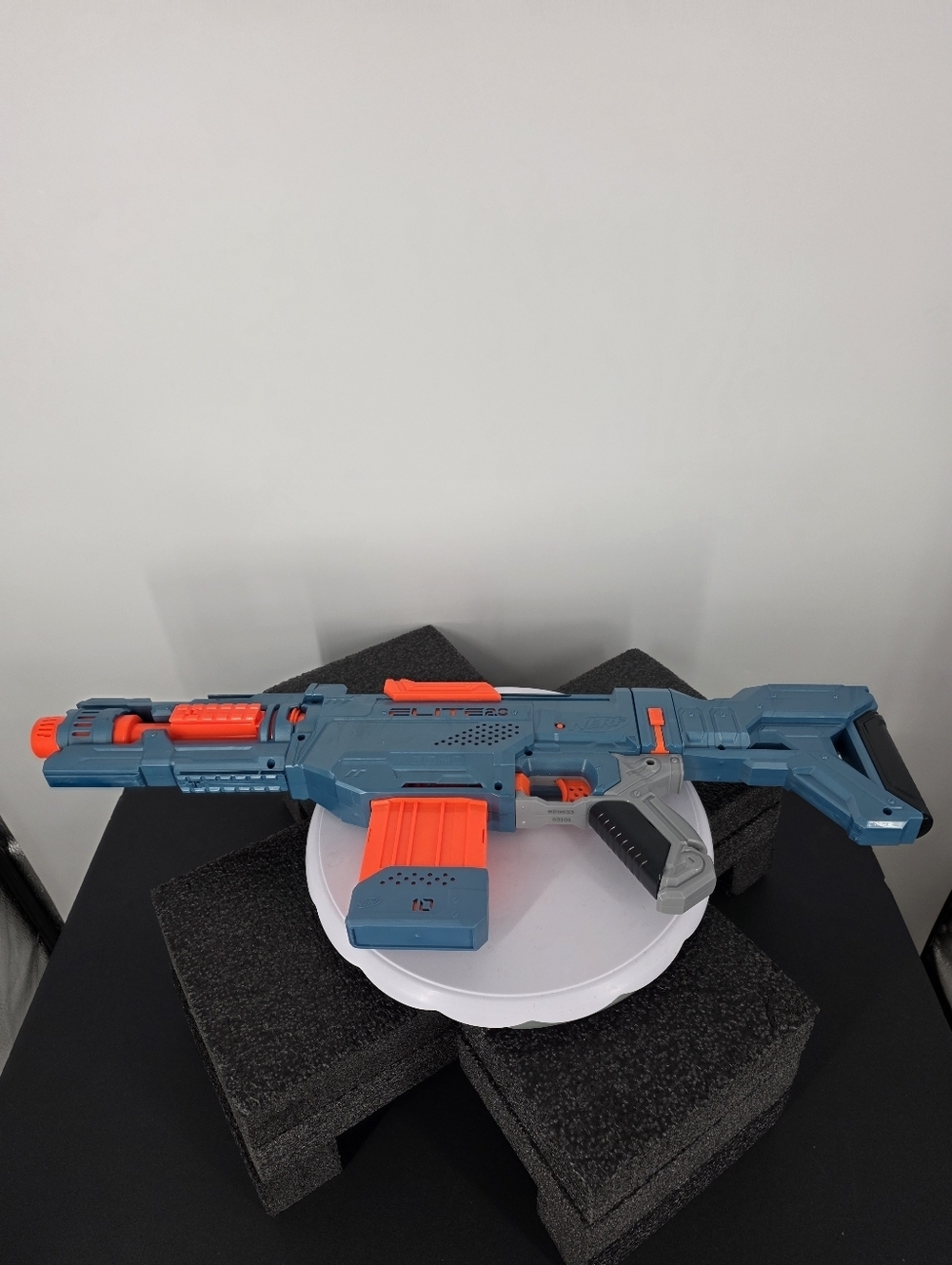 Nerf Elite 2.0 Echo CS-10 Blaster Gun with 10-Dart Clip & Attachments Works 8+